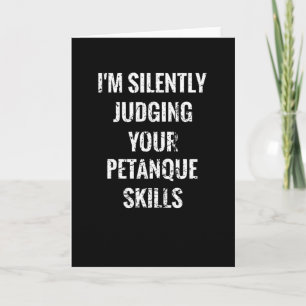 Petanque Boules Gift   Petanque Lover Boule Player Card