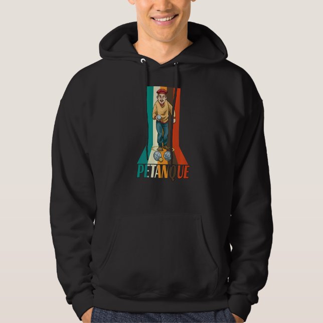 Petanque Petanque for a Petanque player Hoodie (Front)