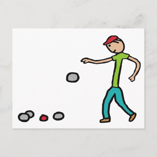 Petanque Postcard (Front)