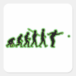 Petanque Square Sticker