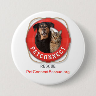 PetConnect Rescue 7.5 Cm Round Badge