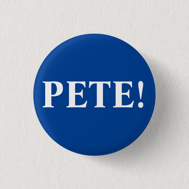 Pete! 3 Cm Round Badge (Front)