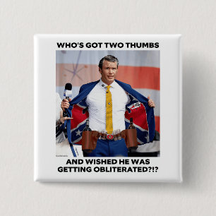 PETE HEGSETH "OBLITERATED" BUTTON