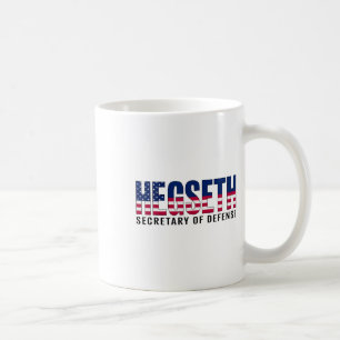 Pete Hegseth Secretary Of Defence American Flag Tr Coffee Mug