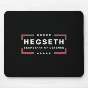 Pete Hegseth Secretary Of Defense Trump Military P Mouse Pad