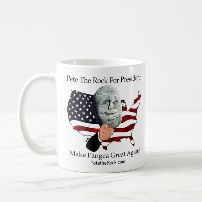 Pete Make Pangea Great Again Mug (Left)
