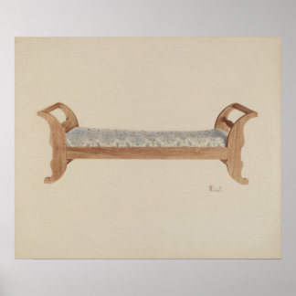 Peter C. Ustinoff Day Bed c. 1940 Poster