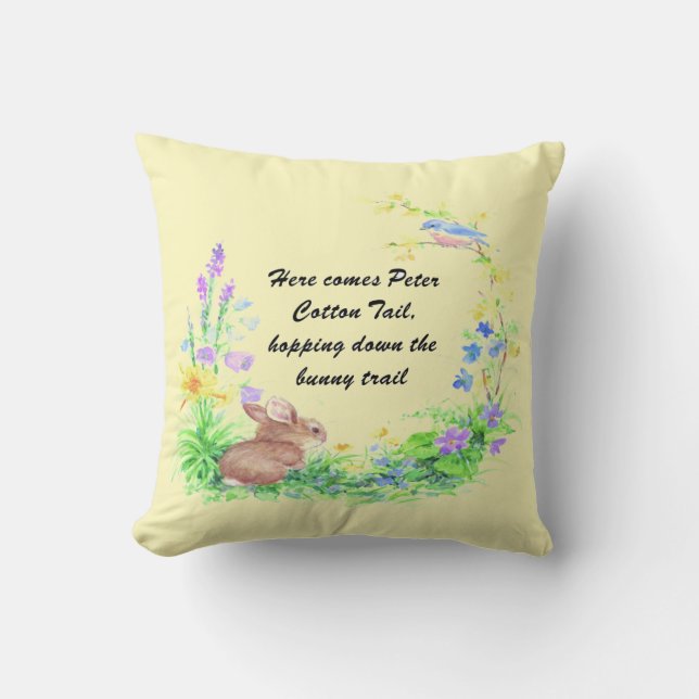 Peter Cotton Tail Cushion (Front)