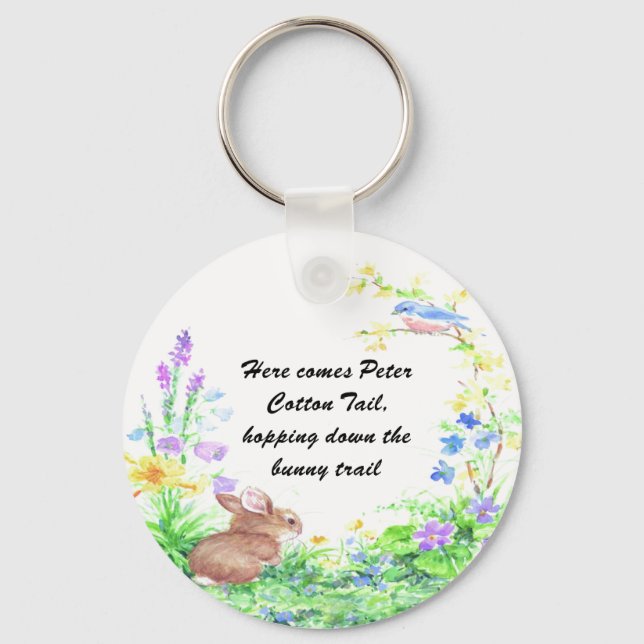 Peter Cotton Tail - Key Ring (Front)