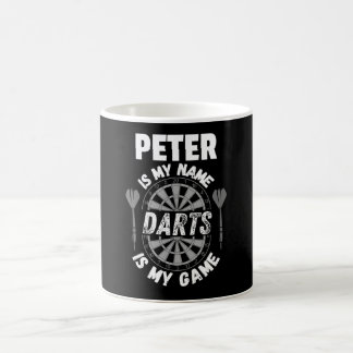 Peter darts fan personalised name shirt coffee mug