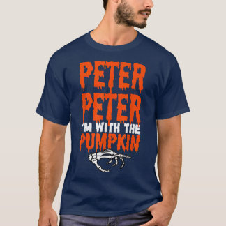Peter I'm with the Pumpkin Halloween Costume Coupl T-Shirt