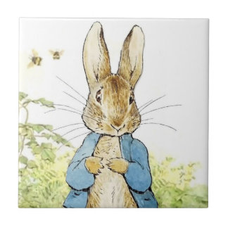 “Peter in the Lettuce Patch” by Beatrix Potter Ceramic Tile