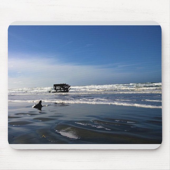 Peter Iredale Shipwreck, Oregon Coast Mouse Pad (Front)