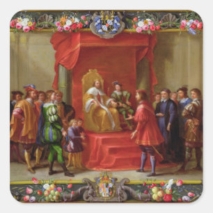 Peter IV, King of Aragon Square Sticker