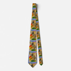 "peter max art style" i celebrate you tie
