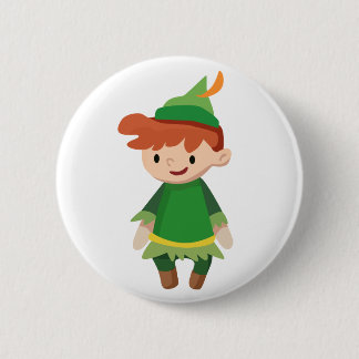 Peter Pan 6 Cm Round Badge