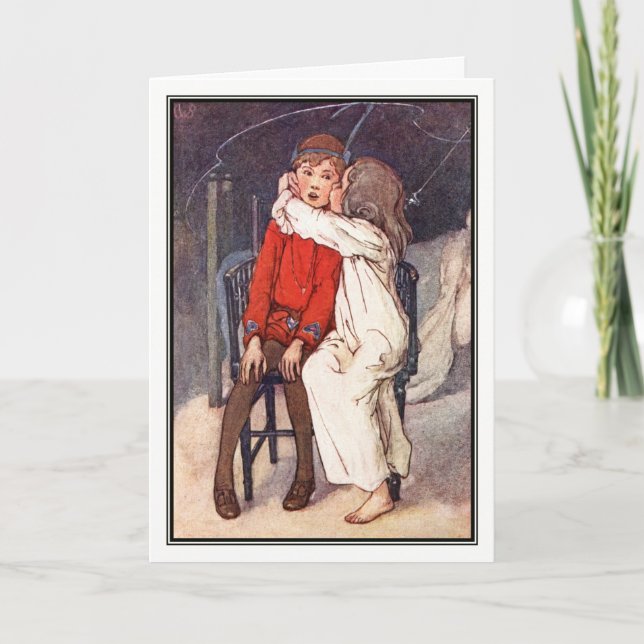 Peter Pan and Wendy by Alice B. Woodward Card (Front)