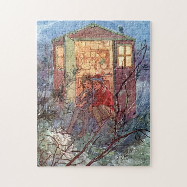 Peter Pan and Wendy by Alice B. Woodward Jigsaw Puzzle (Vertical)