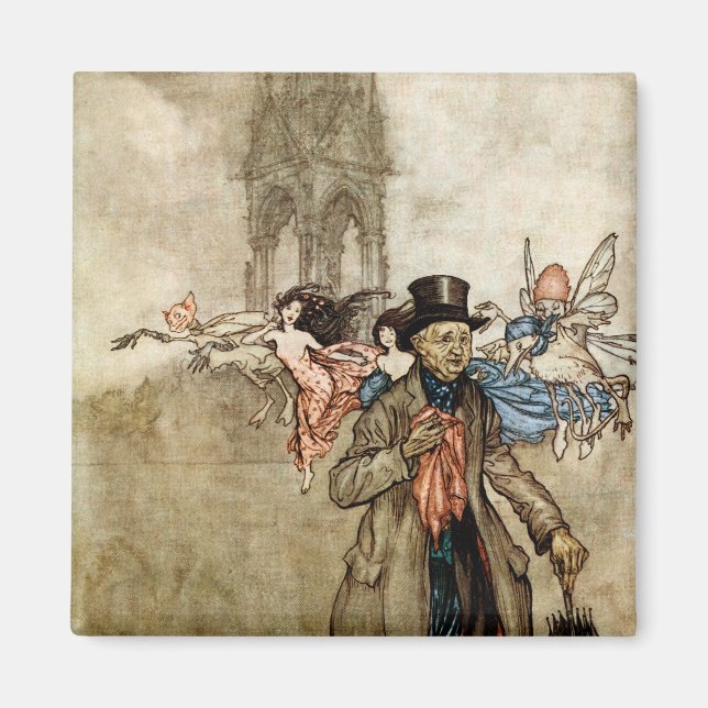 Peter Pan by Arthur Rackham Magnet (Front)