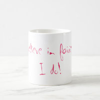 Peter Pan "I do believe in fairies" mug