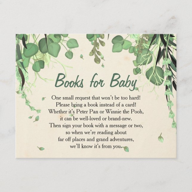 Peter Pan Neverland Books for Baby Insert (Front)