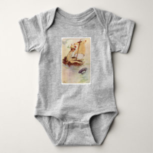 Peter Pan on Nest Raft Baby Bodysuit