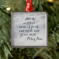 Peter Pan Quote | Ornament