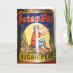 “Peter Pan Sugar Peas” Birthday Card