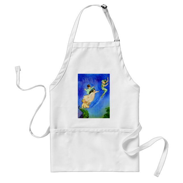 PETER PAN, WENDY, JOHN AND MICHAEL FLY AWAY STANDARD APRON (Front)