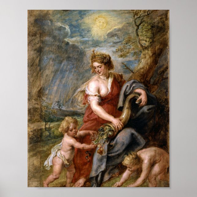 Peter Paul Rubens - Abundance Artwork Poster (Front)