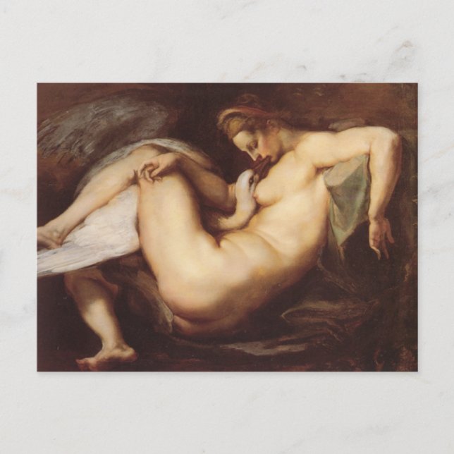 Peter Paul Rubens - Leda and the Swan Postcard (Front)