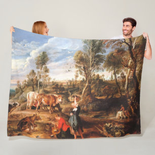 Peter Paul Rubens Milkmaids with Cattle in a Lands Fleece Blanket
