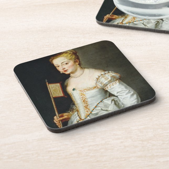 Peter Paul Rubens Portrait of a Lady Coaster (Left Side)