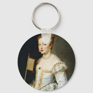 Peter Paul Rubens Portrait of a Lady Key Ring