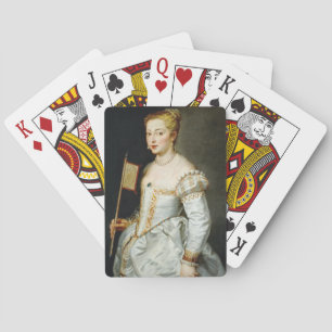 Peter Paul Rubens Portrait of a Lady Playing Cards