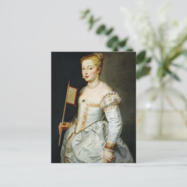 Peter Paul Rubens Portrait of a Lady Postcard (Standing Front)