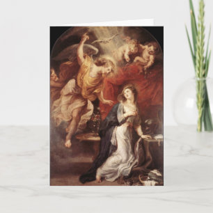 Peter Paul Rubens - The Annunciation Holiday Card