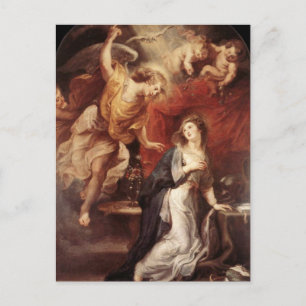 Peter Paul Rubens - The Annunciation Postcard