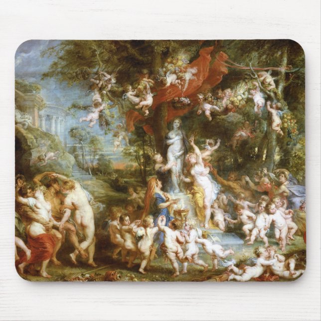 Peter Paul Rubens The Feast of Venus Mouse Pad (Front)