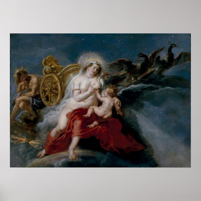 Peter Paul Rubens | The Origin of the Milky Way Poster (Front)