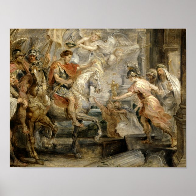Peter Paul Rubens -Triumphant Entry of Constantine Poster (Front)