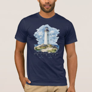 PETER peptide, Lighthouse 1 w/ custom text, dark T-Shirt