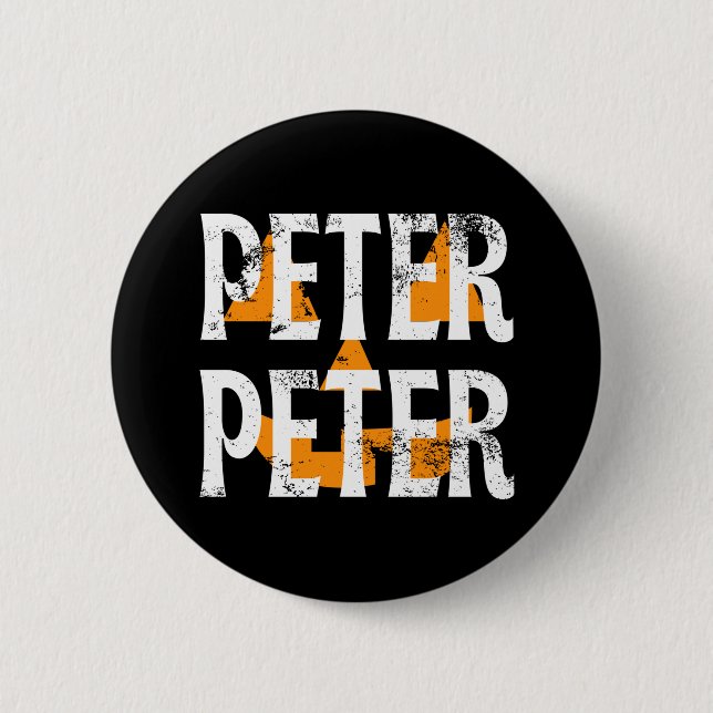 Peter Peter Fall Season Pumpkin 6 Cm Round Badge (Front)