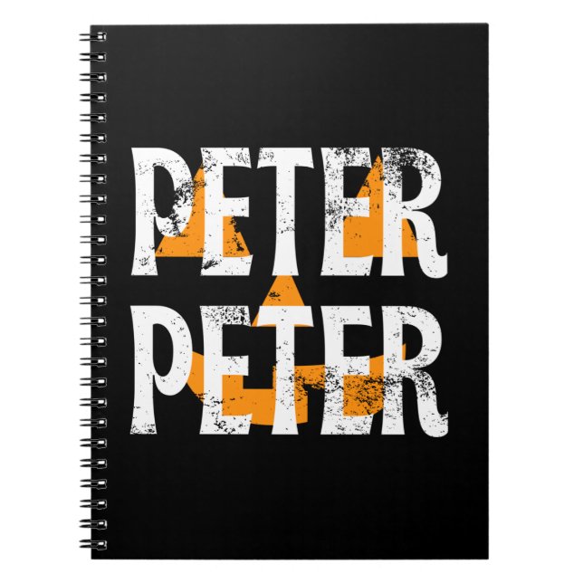 Peter Peter Fall Season Pumpkin Notebook (Front)