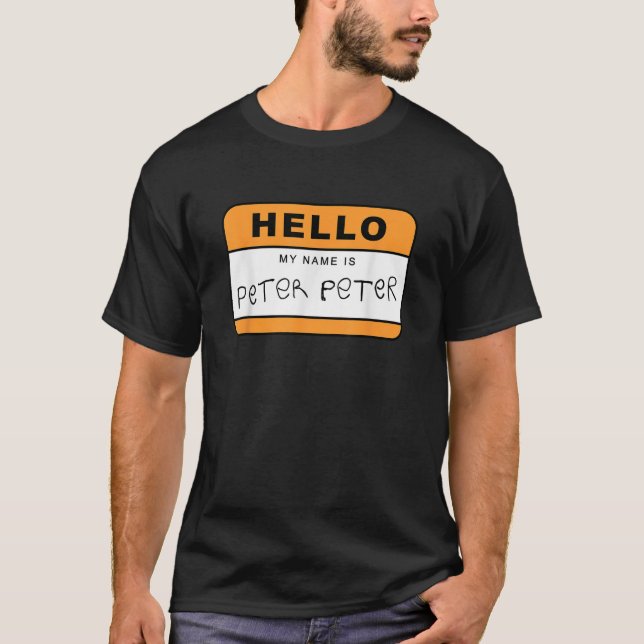 Peter Peter Pumpkin Eater Matching Couples Hallowe T-Shirt (Front)