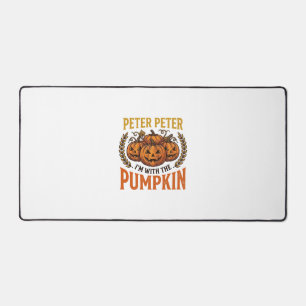 Peter Peter Pumpkin Vintage Halloween Shirt Design Desk Mat