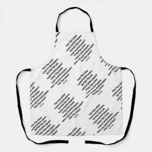 Peter Piper Picked Peck Of Pickled Peppers Apron