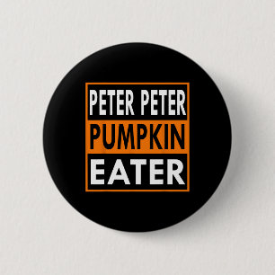 Peter Pumpkin Eater Costume for Couples - Matching 6 Cm Round Badge