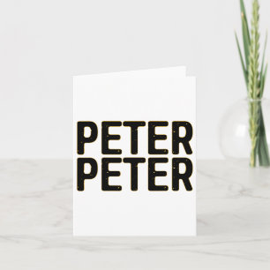 Peter Pumpkin Eater Halloween Costume Card