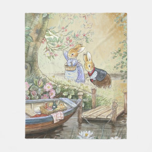 Peter Rabbit 11    Fleece Blanket